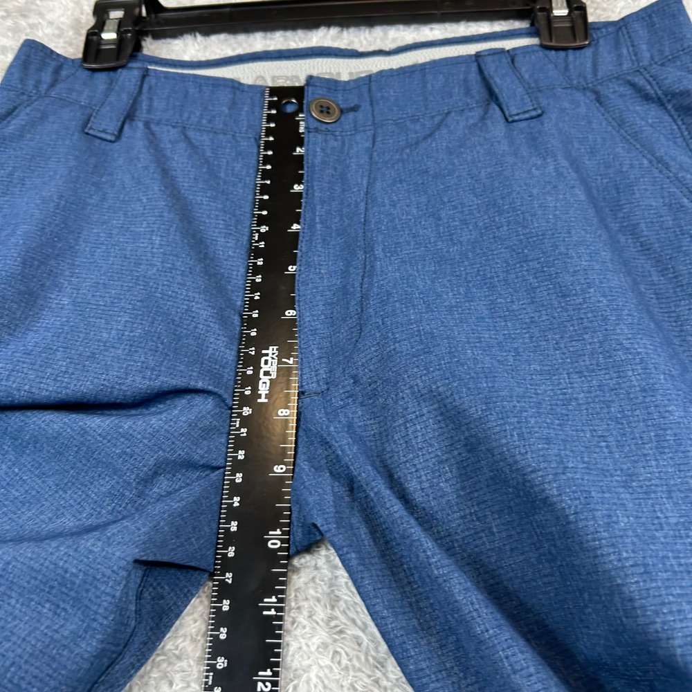 Under Armour Match Play Men Blue Loose Fit Golf Pants 32x30 Textured Performance - Picture 8 of 9